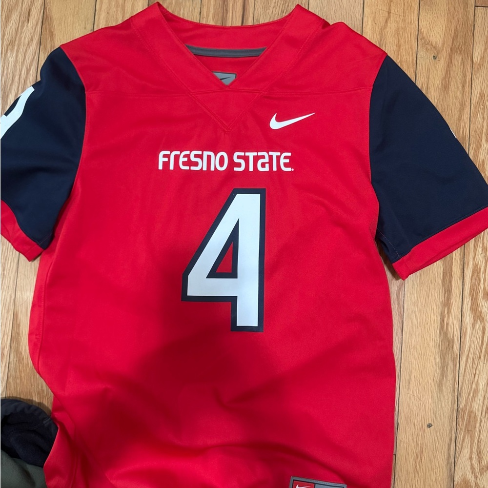 Nike Fresno State Red and Navy Jersey